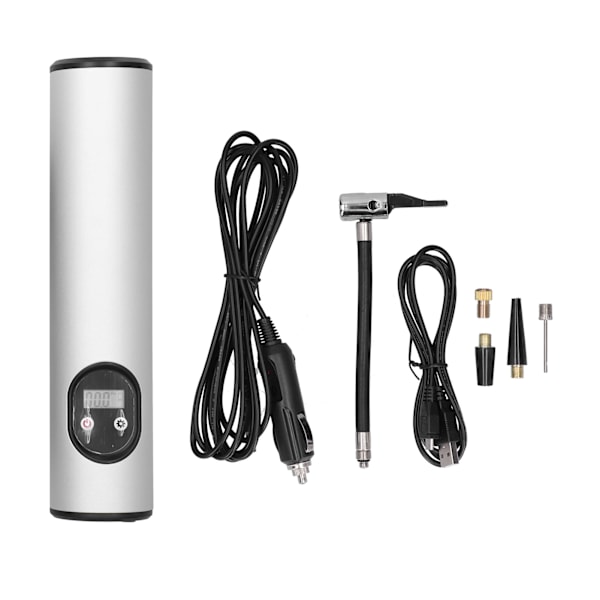 Bærbar dæk oppumpning med LED lys 12V USB opladning digital 150PSI universel oppumpningsværktøj