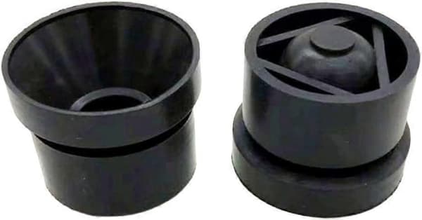 4-pack motorhöljespackningsplattor 06A103226 Kompatibel med A1 A3/S3 A5 A6 Svart