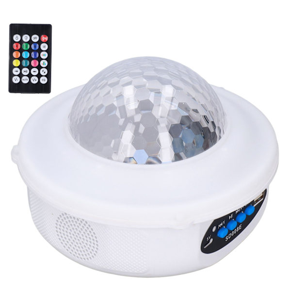 Kugle Lys Bluetooth Højttaler Musik Projektion Lampe RGB Fest Lys til Husholdning KTV Dekoration