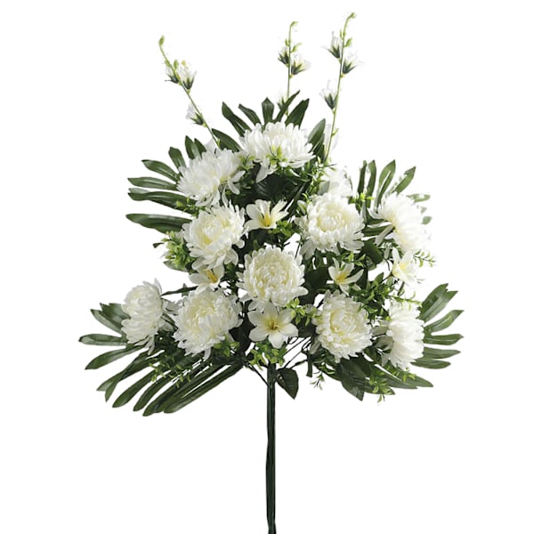 19 hoder krysantem offerblomster Kunstige blomster for offer og gravfeiing