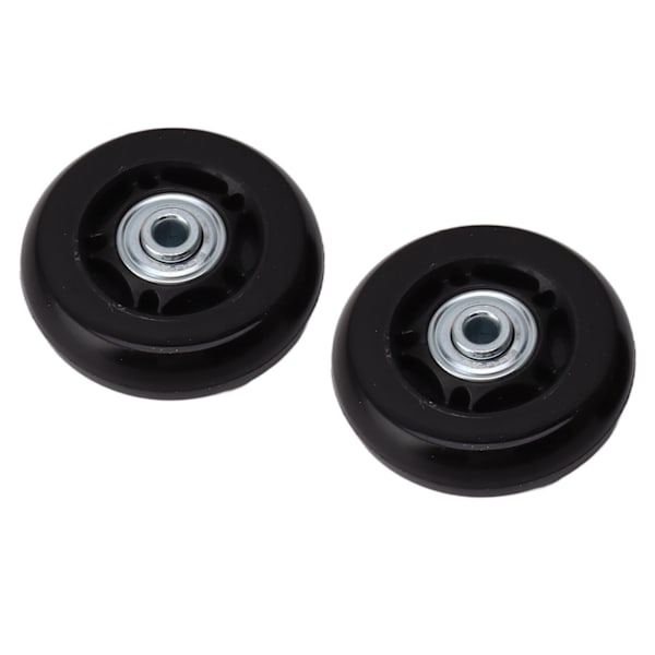 Reservedelssæt til bagagehjul - Støjsvag drift - Dobbeltlejede drejehjul - Reparation af hjullejer til trolleykuffert - 64x24mm/2,5x0,9in