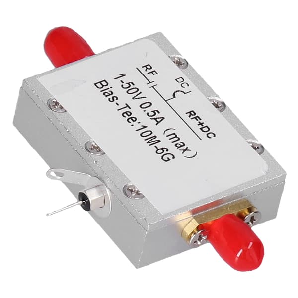 Bias Tee-modul koaksial mating lavt innsettingstap RF DC-blokker tilbehør 10MHz‑6GHz