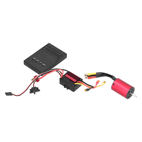 2838 3600KV 4P harjaton moottori + 35A harjaton ESC + ohjelmointikortti 1/14 1/16 RC-autoon