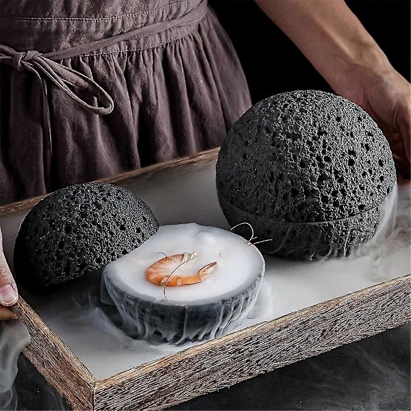 Japansk Planet Vulkansk Sten Kunstnerisk Fad Pendul Seafood Sushi Sashimi Isplade Røgplade, 1