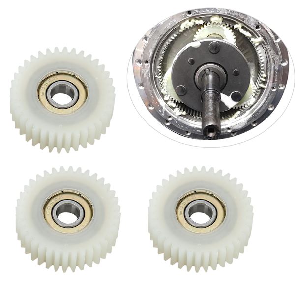 3PCS Nylon Profesjonell 36 Tann E Sykkel Motor Gir Clutch Utstyr Verktøy Tilbehør