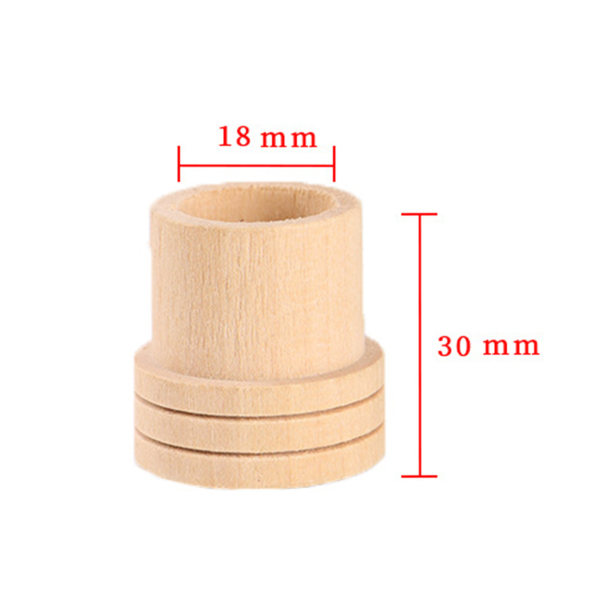 Moxa rullsläckare professionell hållare i trä för 1,8 cm Moxa Stick Moxibustion Tillbehör