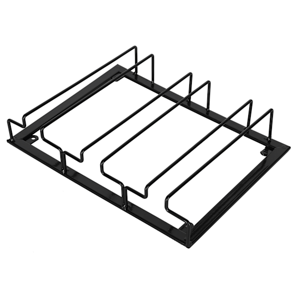 Vinställ under skåp, hållare för vinglas, förvaring, hängare, metallorganisatör för bar, kök, 3 platser, 30 x 22,5 cm, svart