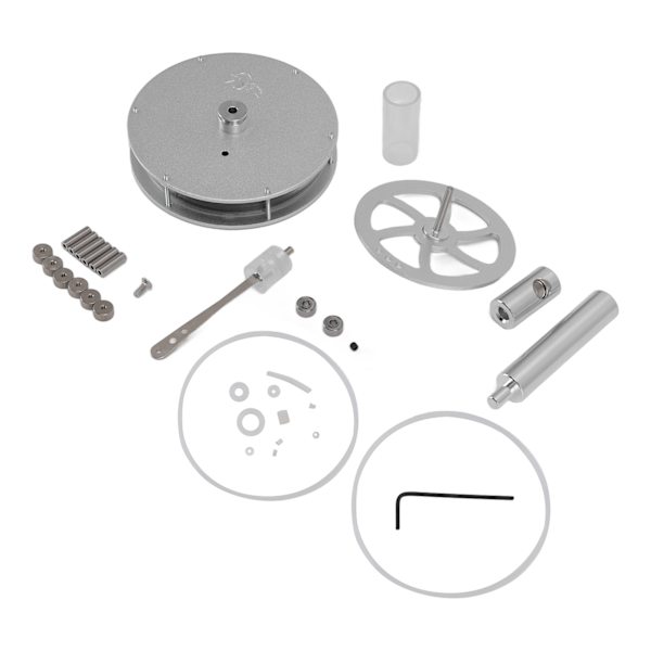 Lavtemperatur Stirling Motor Model Aluminium Fysisk Eksperimentel Motor Model Børneuddannelseslegetøj