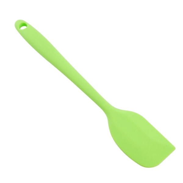 Silikonspatel av livsmedelskvalitet, värmebeständig, non-stick, köksredskap, köksredskap för matlagning, bakning, grön