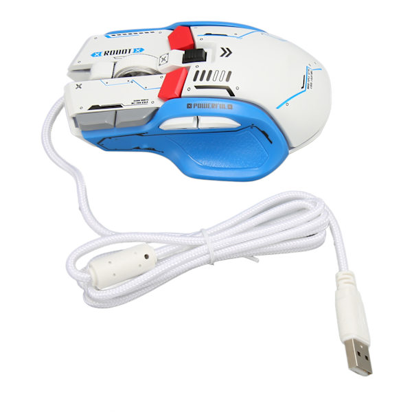 Langallinen mekaaninen hiiri, makro-ohjelmointi, RGB-valohiiri, 12800 DPI, pelihiiri Windows 7, 8, 10 ja IOS -käyttöjärjestelmille