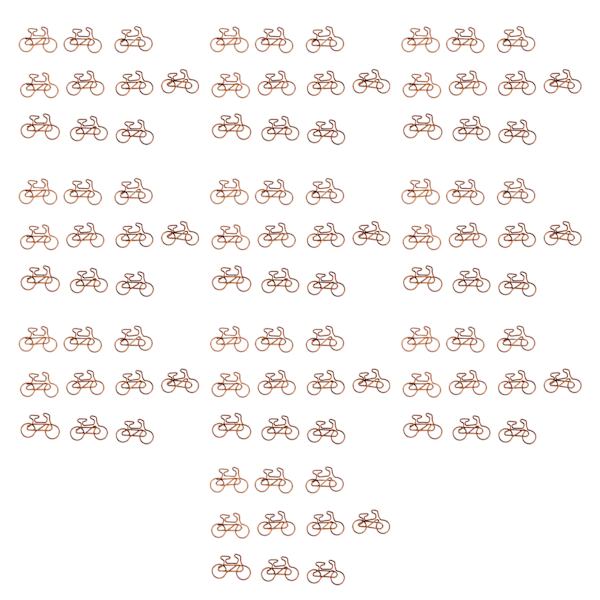100 stk. sjove papirclips i form som søde cykler, galvaniseringsproces, papirclips til kontorer, hjem og skole