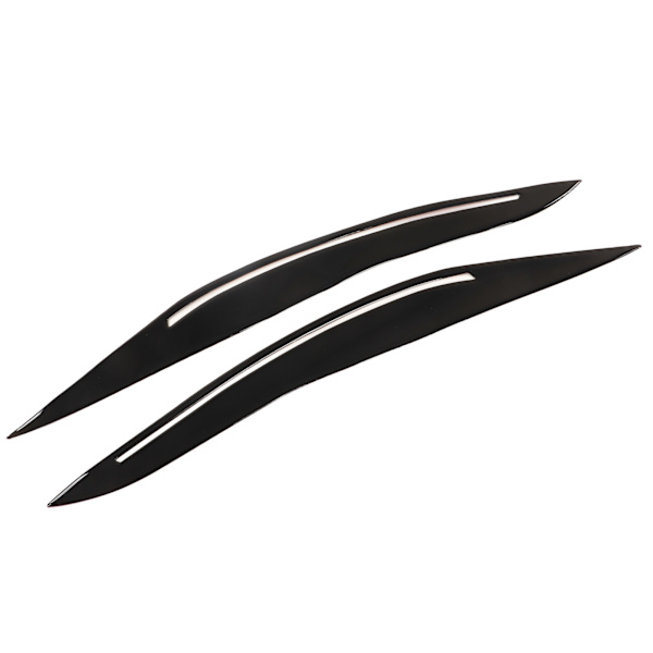 Headlight Eyebrow Cover Black Eye Lid Decoration Trim Replacement for 5 Series F10 2014‑2016