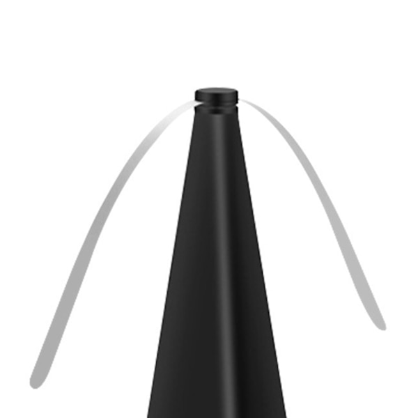 Svart flugrepellervifte reflekterad hologram punkt praktisk stabil modern automatisk tyst flugbug repellent fläkt