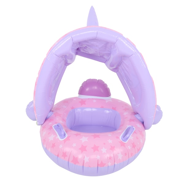 Baby Float Tube Ring PVC Uppblåsbar Småbarn Barn Simning Cirkel Ringar med Solskydd