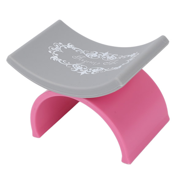 Nagelarmstöd Kudde Bord Manikyr U-formad handkuddhållare Mjuk silikon för Nails Art DIY Rose Pink