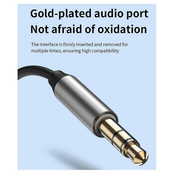 Ny 5.3 Bluetooth-mottagare Ingen Ström Bil Mp3-spelare 3.5aux Adapter