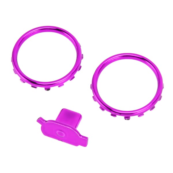 Dekorative aksentringer for Xbox Elite Series 2-kontroller, matte krombryterknapper, reservedeler, lilla