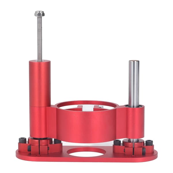 Fräslyftbas Maximal 47 mm höjd Aluminiumlegering Rostfritt stålstång Träbearbetning Lyftbordsbas