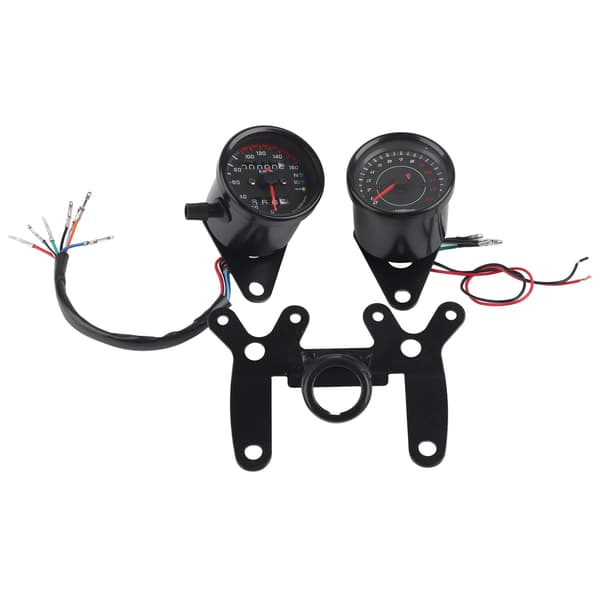 Universal Motorcykel Odometer Hastighetsmätare Retro Modifierat Instrument Tillbehör