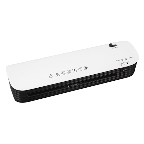 Laminatormaskin 9in A4 Termisk Varm Kall Lamineringmaskin med Skärare för Hem Skola Kontor EU-kontakt 220‑240V