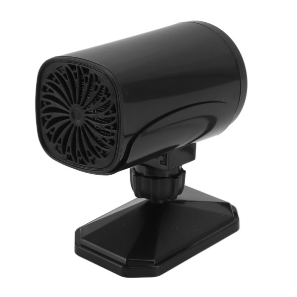 150W Bilvarmer 2 Tilstande Opvarmning Køling 360 Graders Rotation Bærbar Bil Defroster Defogger 12V Sort