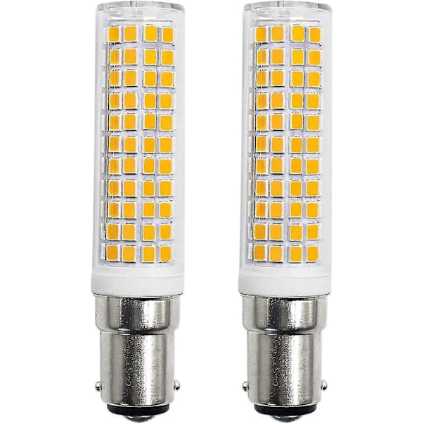 2 st B15d 10,5w LED-lampa Ersättning 100w B15d Halogenlampa 1250 Lumen zd b2
