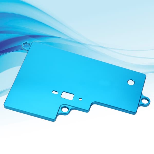 Passar för HSP 1/10 RC Oljebil 94108 Batterilucka i aluminiumlegering Blå