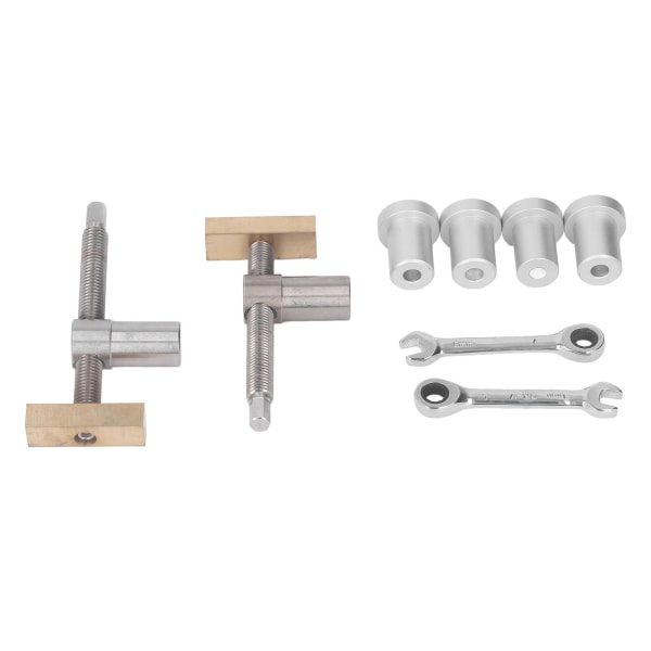 19mm Woodworking Desktop Clip Stainless Steel Brass Stop Bench Dog Clamp Workbench Fast Fixed Clip Silver Bench Dog