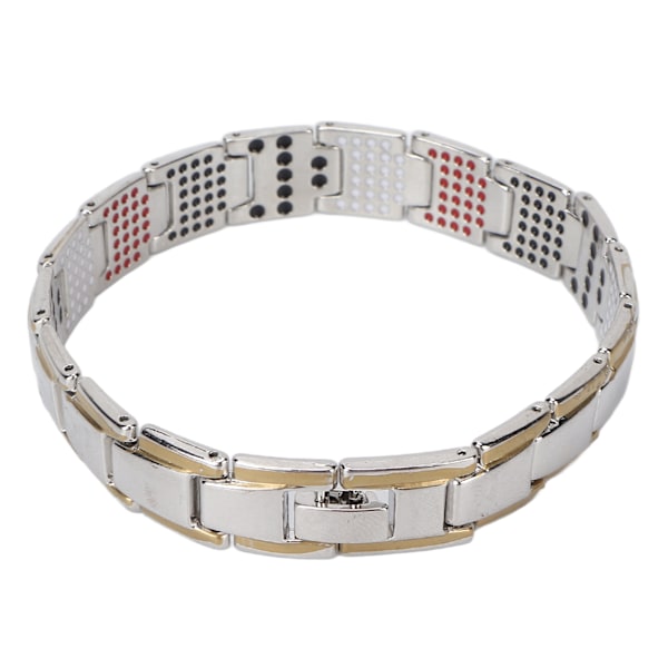 Titanium Stål Magnet Armbånd Mænd Kvinder Moderigtigt Magnetisk Terapi Armbånd Smykker Gave til Fest (Sølv Guld)