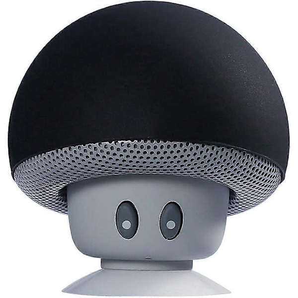 Sienikuvioinen pieni langaton kannettava Bluetooth 4.1 -kaiutin mikrofonilla älypuhelimille (musta)