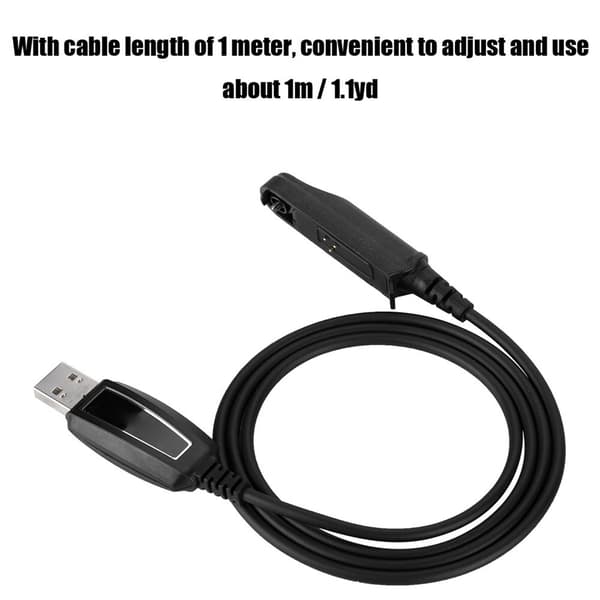 1M Programmeringskabel til Walkie Talkie med CD-driver til Baofeng BF-A58/BF-UV9R Radio