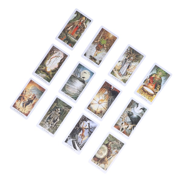 Wild Wood Tarot-kort Engelsk språk Interaksjon Spådom Spillkort Brettspill