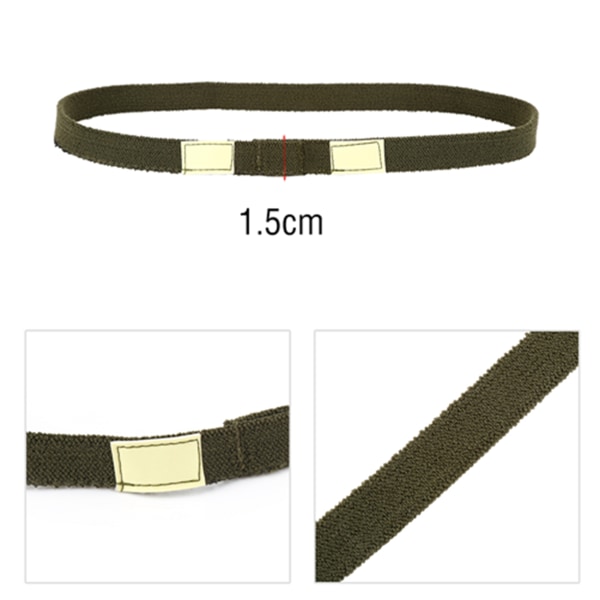Reflekterende Camo Strap Hjelmbånd for M1 M88 MICH Military Hjelm (Army Green)