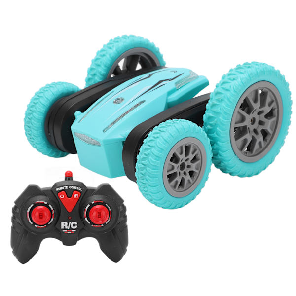 Kauko-ohjattava auto 2,4 GHz, kaksisuuntainen 360° pyörivä temppuauto valoilla