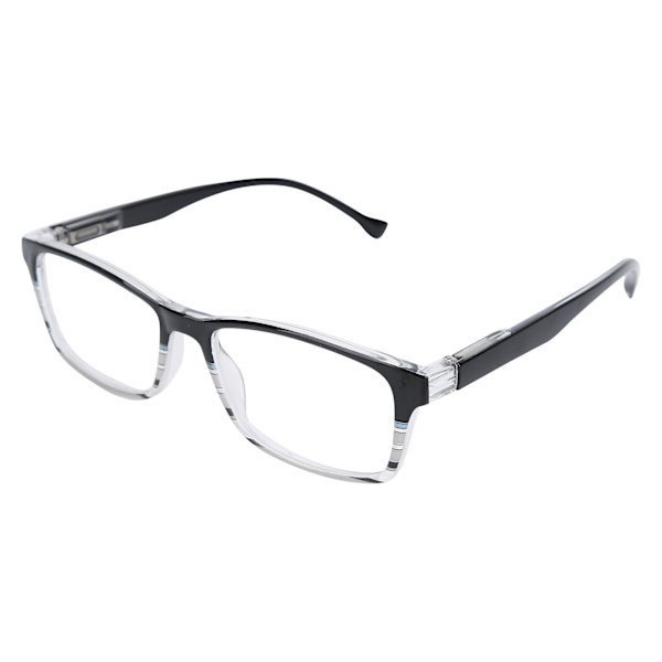 Antiglid läsglasögon PC-lins High Definition Glasögon Glasögon för kvinnor Man äldre(+200 )