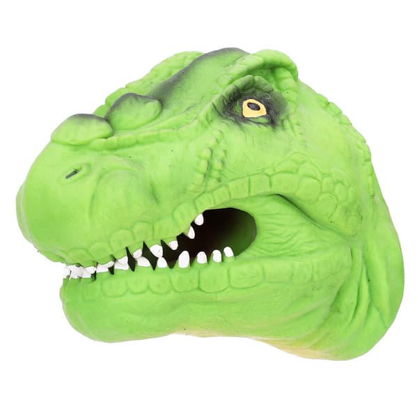 Hög Simulation Tecknad Dinosaurie Handdocka Handskar Berättande Leksak Grön