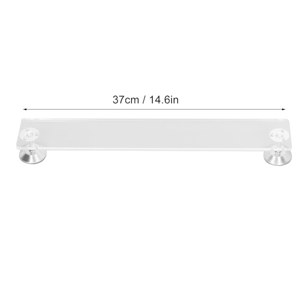 1 stk Artist Leaning Bridge Håndstøtte Høydejusterbar Akryl Transparent Tegning Maling Leaning Bridge 37cm