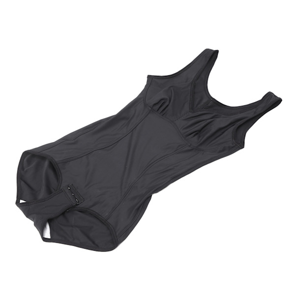 Kvinder taljetræner Tummy Control Bodysuit Slankende kropsform med bh (sort) L