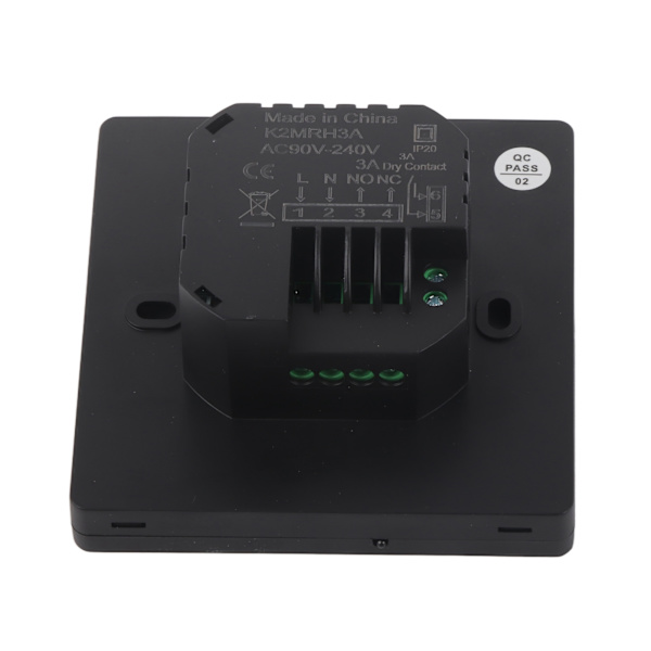 4400W lämpötilan säädin LCD kosketusnäyttö lattialämmitystermostaatti 5 - 60 °C asetus AC 90-240V 3A kytkennällä