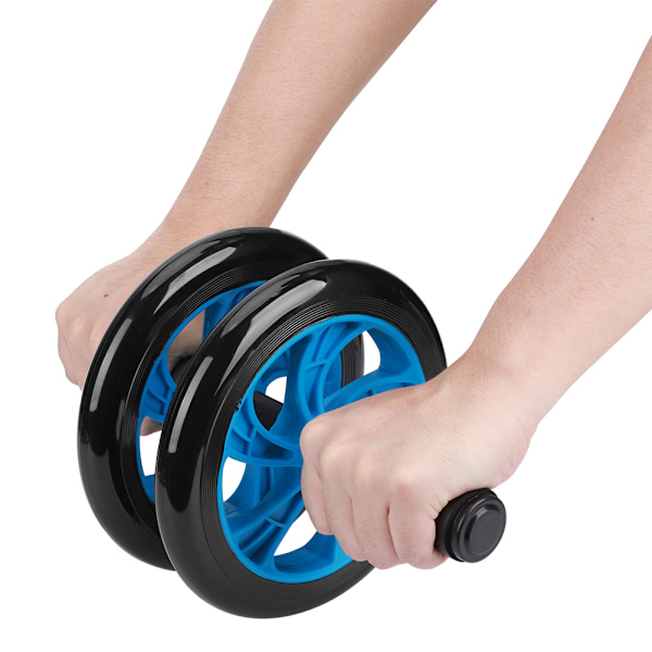 Kvalitets Fitness Roller Workout Abdominal Exerciser med dragrem Inhemsk muskelträningsutrustning blå