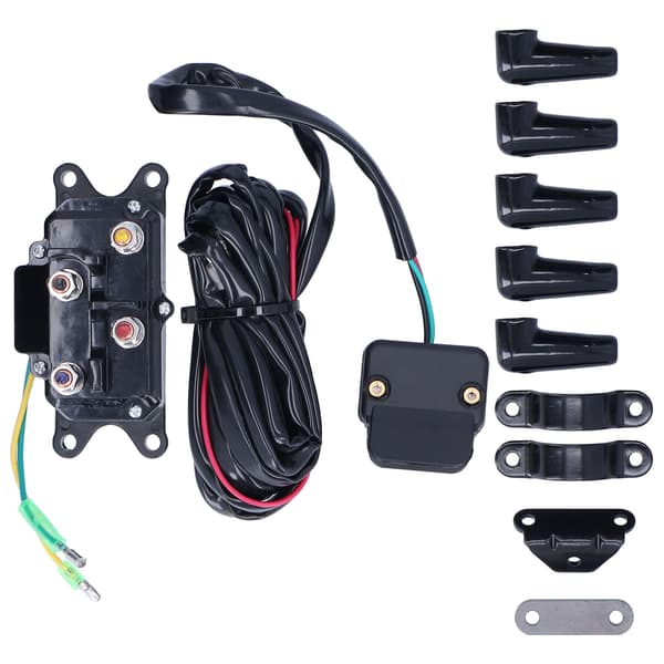 12V 250A Spil Solenoid Relæ Kontakt Afbryder Monteringsbeslag Sæt til ATV UTV