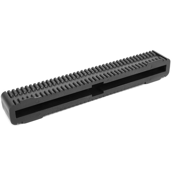 8 tum lättvikts surfbräda Fin Box PVC Longboard Wakeboard Fin Box Big Tail Roder SlotsSvart