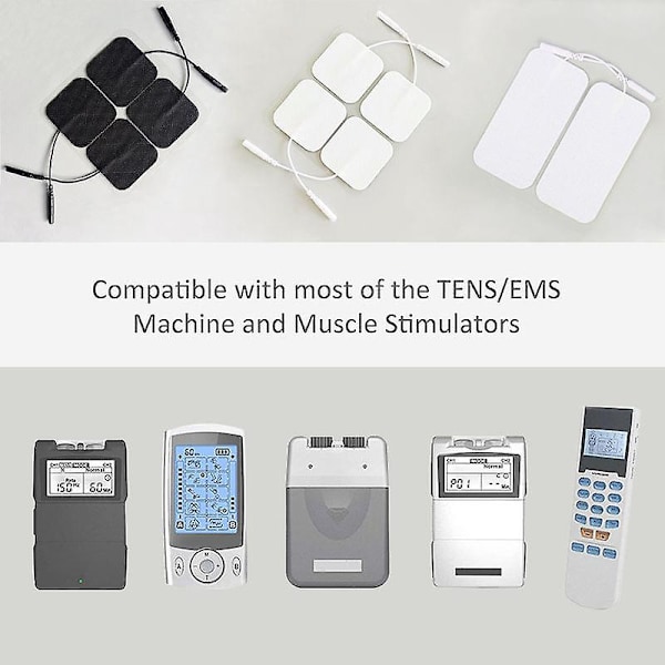 Value Wired Erstatningselektroder 20-pakning 2x2 tommer Pads for Elektroterapi Enheter