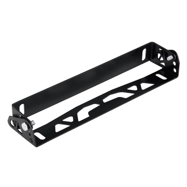 Universal Bil Styling Aluminium Nummerpladeramme Justerbar Racing Nummerpladeholder Sort