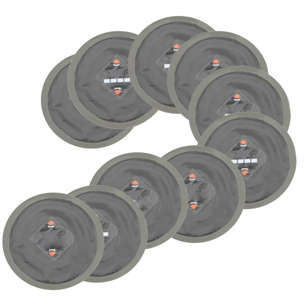 10 kpl 90 mm auton luonnonkumirenkaan renkaan puhkeamisen korjaus Cold Roud Patch Tubeless Patches