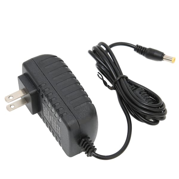 Strømadapter Kortslutningsbeskyttelse Anti-interferens Liten DC Ripple Strømforsyningsadapter 100‑240V US-plugg