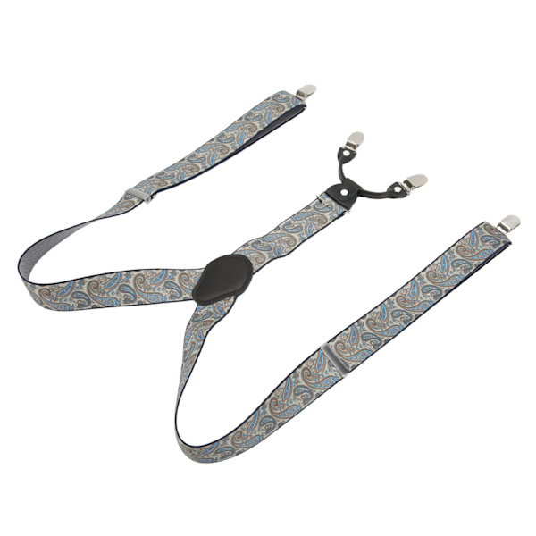 Herres seler 1,4x45,3in robuste holdbare metalclips Y-ryg stor komfort justerbare herre seler til voksne