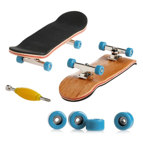 Mini Fingerboard Profesjonell Fingers Skateboard Lønnetre DIY Montering Skate Boarding Leketøy Julegave Til Barn