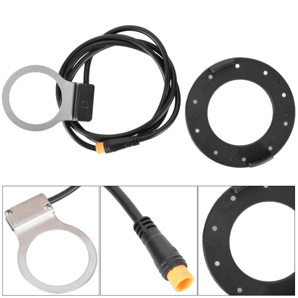 Elcykel Vattentät anslutning Tio Magnetic Point Power Sensor Cykelmodifierat tillbehör