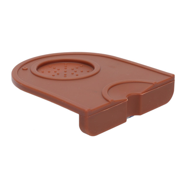 Kaffe Tamper Pad Silikon Anti Slip Tamper Matta Mjuk Harmlös Hörn Tamping Matta för HushållBrun
